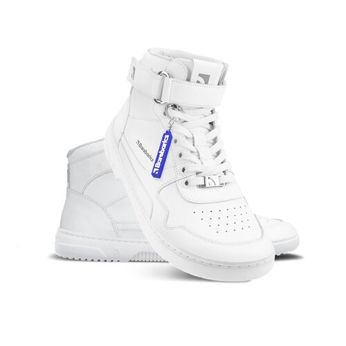 Barebarics Zing High Top Leather All White