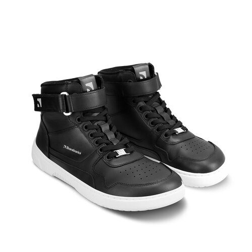 Barebarics Zing High Top Leather Black & White