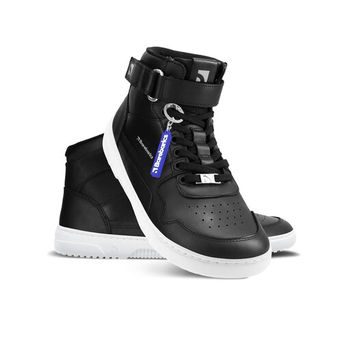 Barebarics Zing High Top Leather Black & White