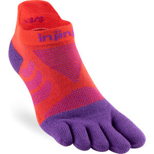 Injinji Womens Ultra Run No-Show Coolmax Razzmatazz