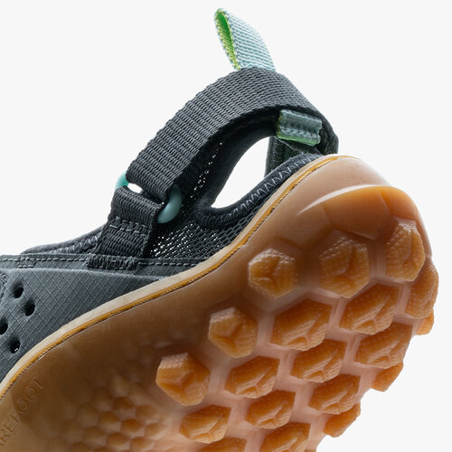 Vivobarefoot Tracker Sandal Ladies Charcoal/Gum