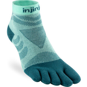 Injinji Womens Ultra Run Mini-Crew Coolmax Glacier