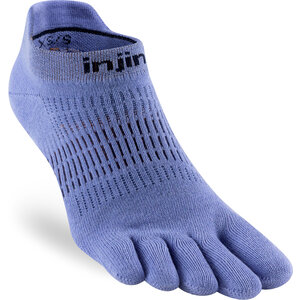 Injinji Womens Run Lightweight No-Show Coolmax Bluebell