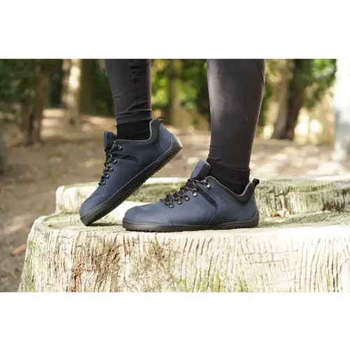 Realfoot Trekker Low Leather Navy Blue