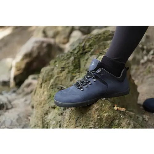 Realfoot Trekker Low Leather Navy Blue