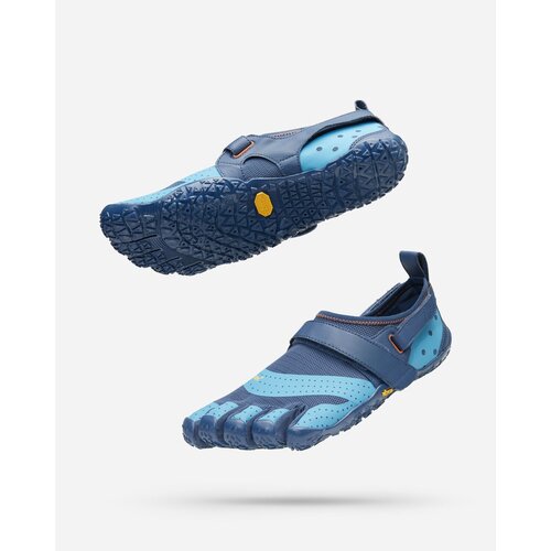 Vibram FiveFingers V-Aqua Men Blue/Light Blue/ Orange