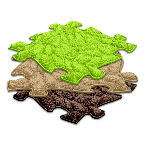 Muffik Orthopedic Mat - Forest firm, Lime