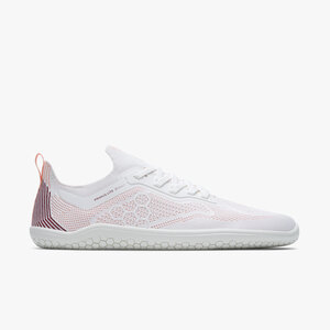 Vivobarefoot Primus Lite Knit Ladies White/Peach Melba