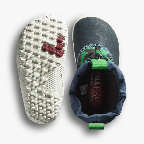 Vivobarefoot Lumi FG X Muddy Puddles Toddler Grasshopper