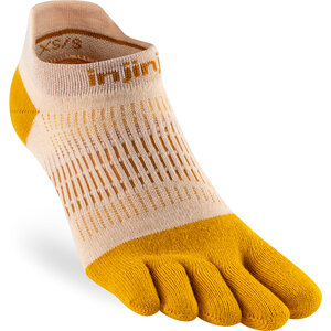 Injinji Womens Run Lightweight No-Show Coolmax Golden Spice
