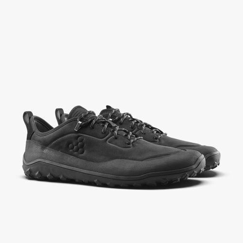 Vivobarefoot Tracker Leather Low Men Obsidian