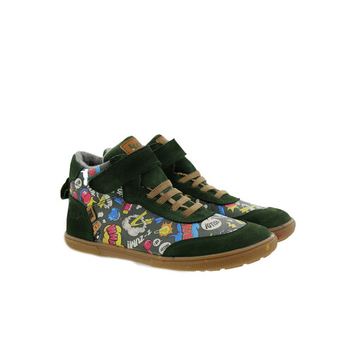 Koel Devin Tex Print Merino Green