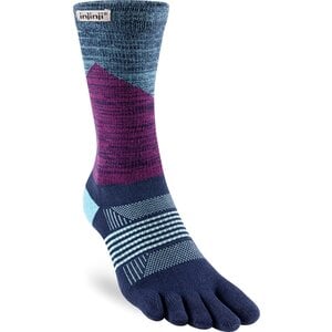 Injinji Womens Trail Midweight Crew Coolmax Twighlight Injinji Womens Trail Midweight Crew Coolmax Twighlight