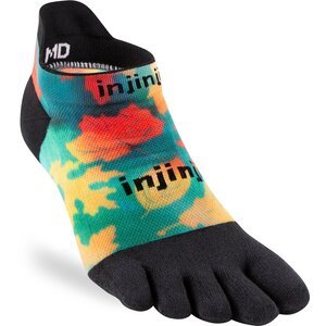 Injinji Spectrum Run Lightweight No-Show Coolmax Halloween Foliage