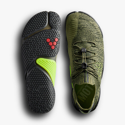 Vivobarefoot Motus Flex Ladies Forest Green/Acid Lime