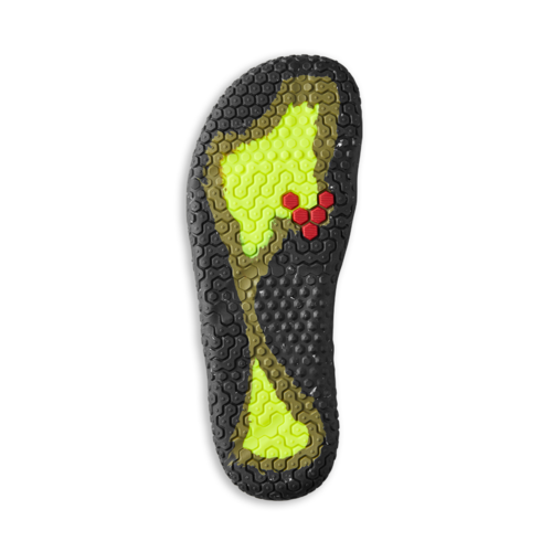 Vivobarefoot Motus Strength Men Forest Green/Acid Lime