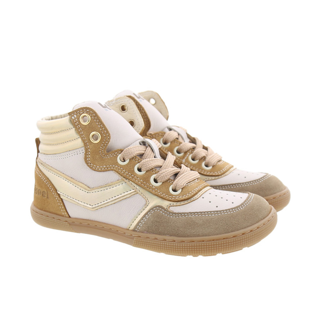 KOEL Barefoot Kinderschuhe Danish 2 | Fantasy 501 Gold | Leder Sneakers Für Kinder