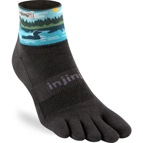 Injinji Trail Midweight Mini-Crew Coolmax Artist Designed Loon