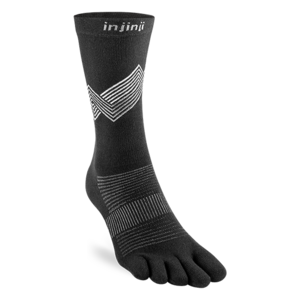 Injinji Run Lightweight Crew Coolmax Black