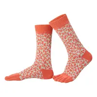 TG Calf-Length Leopard Orange/Lightgreen