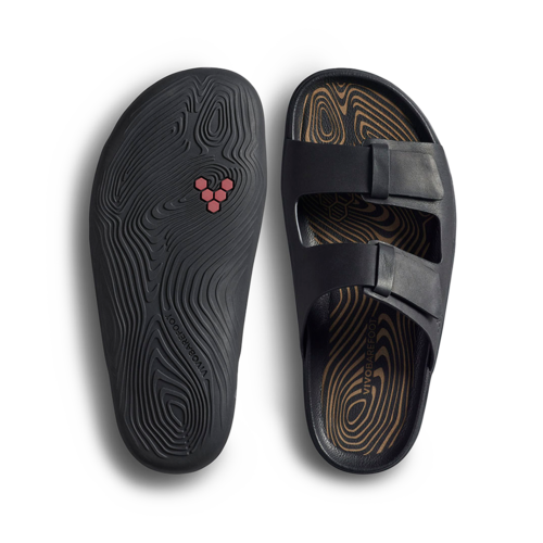 Vivobarefoot Sensus Yin Slide Ladies Obsidian