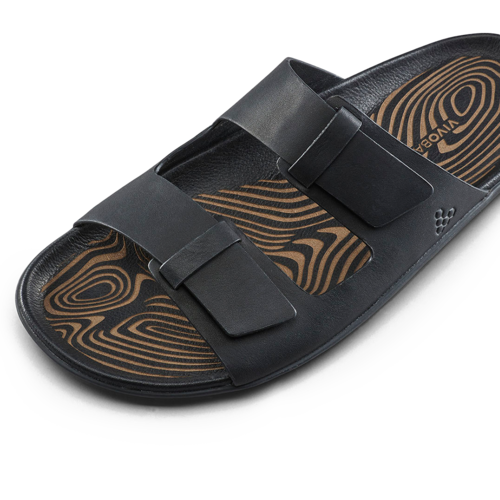 Vivobarefoot Sensus Yin Slide Ladies Obsidian