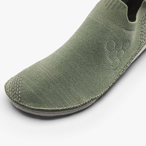 Vivobarefoot Sensus Knit Slip On Ladies Olive Night