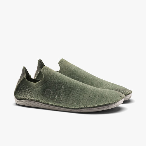 Vivobarefoot Sensus Knit Slip On Ladies Olive Night