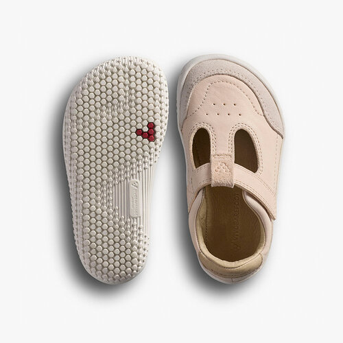 Vivobarefoot Gobi T.BAR Toddlers Pastel Rose Tan