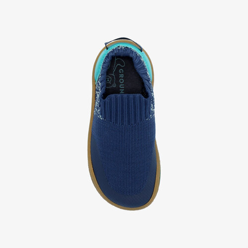 Groundies Nara Kids Navy/Pool Green