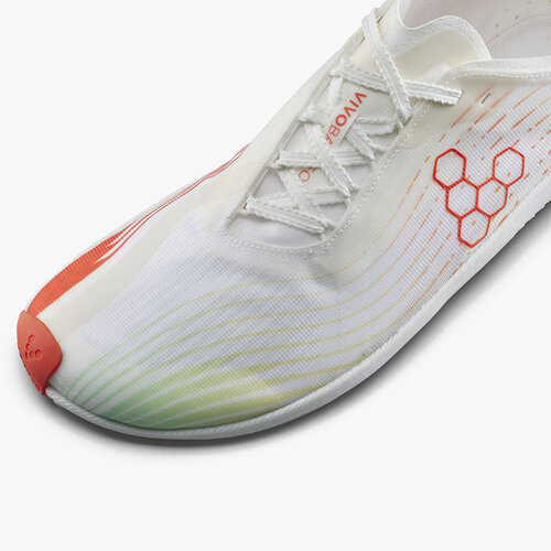 Vivobarefoot Primus Flow Ladies Bright White/Neon Orange