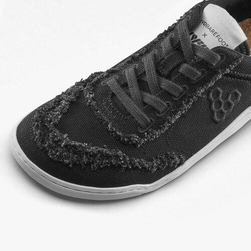 Vivobarefoot Gobi Sneaker Canvas Ladies Obsidian
