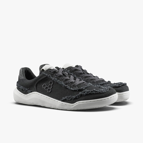 Vivobarefoot Gobi Sneaker Canvas Ladies Obsidian