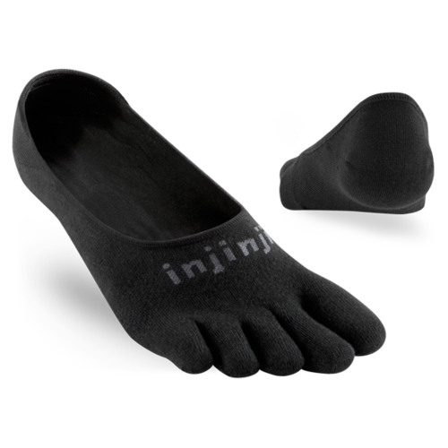 Injinji Sport Lightweight Hidden Coolmax Black