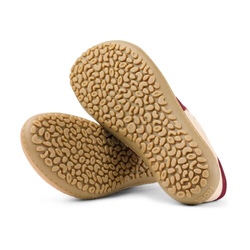 Koel Ila Suede Beige-Bordeaux