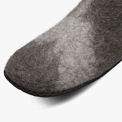 Vivobarefoot Mim Felt Slipper II Unisex Falcon Tan