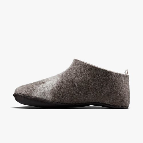 Vivobarefoot Mim Felt Slipper II Unisex Falcon Tan