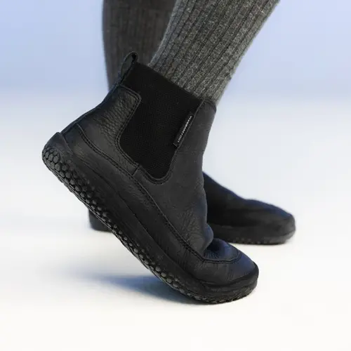 Vivobarefoot Gobi Chealsea Junior Obsidian
