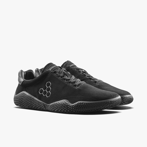 Vivobarefoot Motus Studio Sneaker Leather Men Obsidian