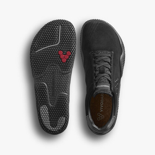 Vivobarefoot Motus Studio Sneaker Leather Men Obsidian