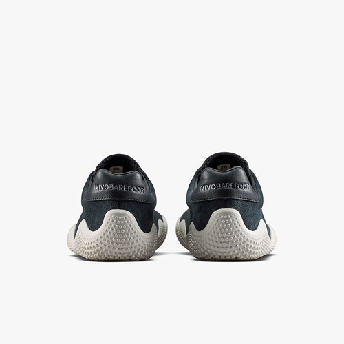 Vivobarefoot Motus Studio Sneaker Leather Ladies Obsidian White