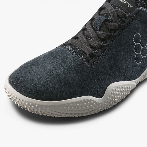 Vivobarefoot Motus Studio Sneaker Leather Ladies Obsidian White