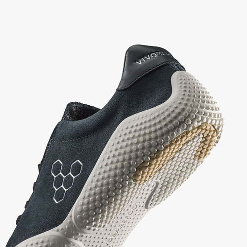 Vivobarefoot Motus Studio Sneaker Leather Ladies Obsidian White