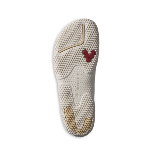 Vivobarefoot Motus Studio Sneaker Leather Ladies Obsidian White