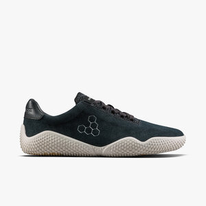 Vivobarefoot Motus Studio Sneaker Leather Ladies Obsidian White