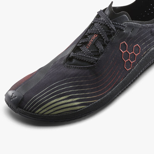 Vivobarefoot Primus Flow Men Obsidian Cherry Tomato