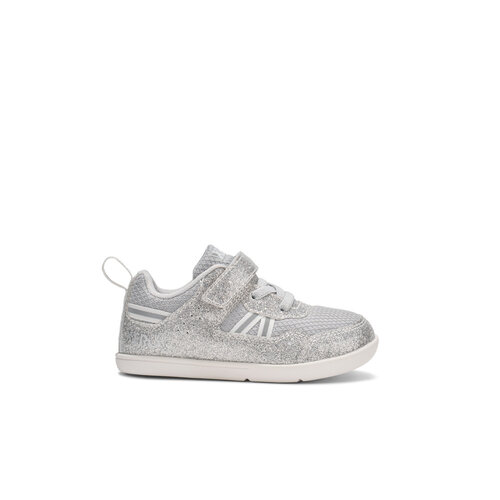 Xero Shoes Prio Little Kids Silver Glitter