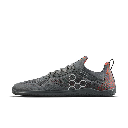Vivobarefoot Primus Lite Knit Men Obsidian Cherry Tomato