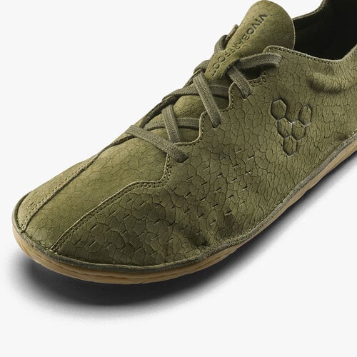 Vivobarefoot Sensus Men Dark Olive Cracked Leather