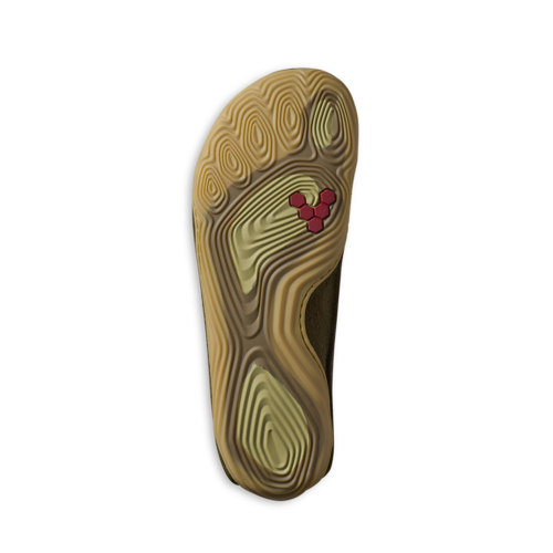 Vivobarefoot Sensus Men Dark Olive Cracked Leather